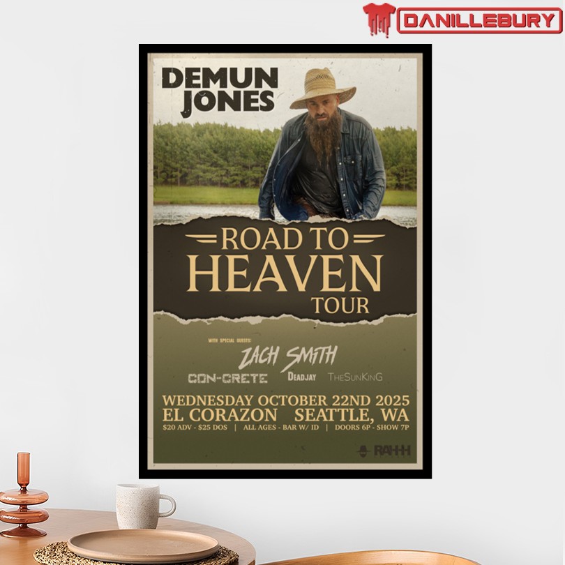 Demun Jones October 22 2025 El Corazon Seattle WA Poster - Image 2