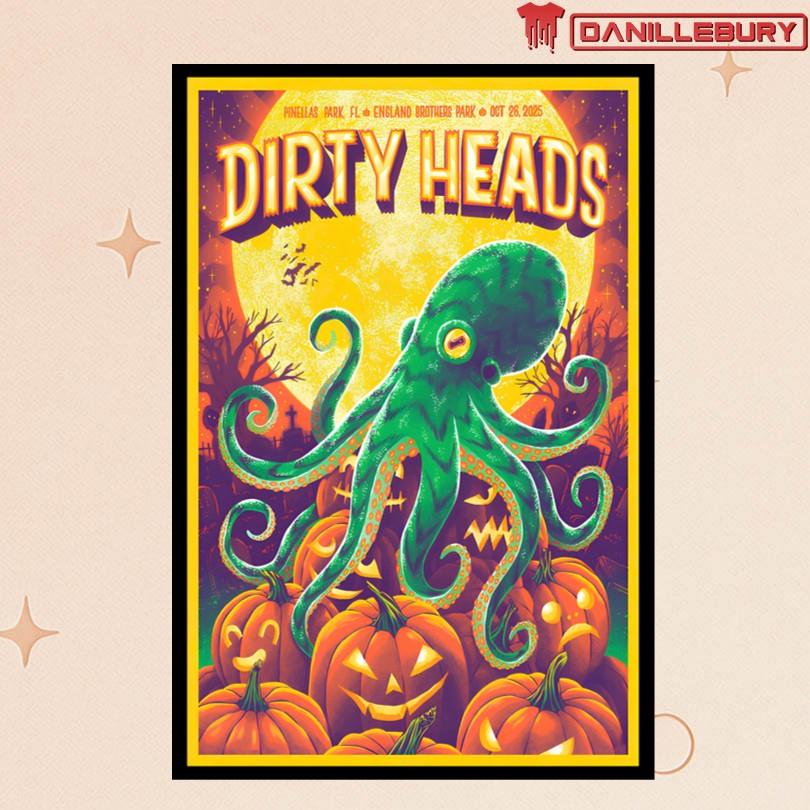 Dirty Heads Florida October 26th 2025 Concert Poster