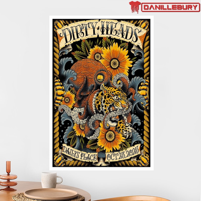 Dirty Heads Jacksonville Oct 23 2025 Event Poster - Image 2