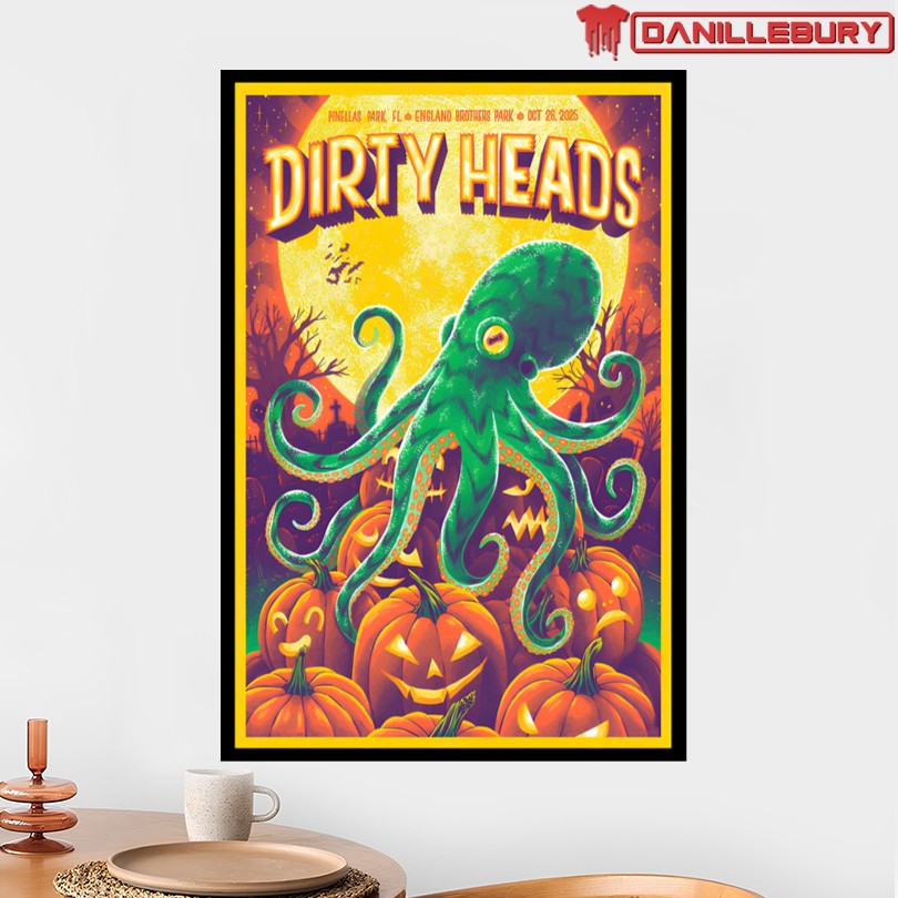 Dirty Heads Oct 26th 2025 England Brothers Park Pinellas Park FL Poster - Image 2