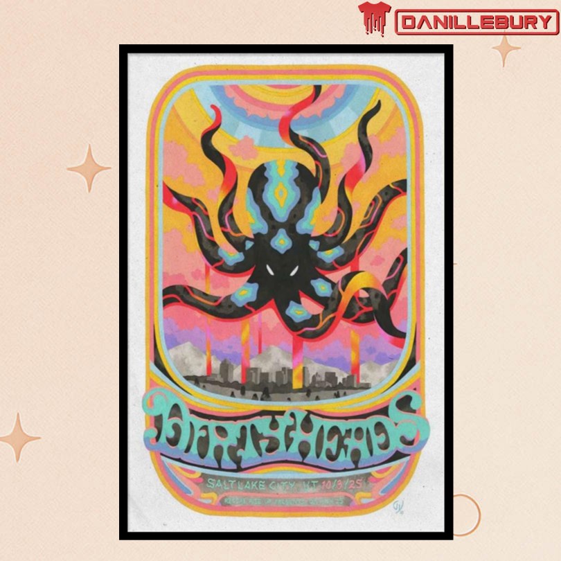 Dirty Heads Salt Lake City Oct 3 2025 Poster