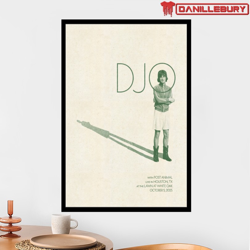Djo October 5 2025 White Oak Music Hall Houston TX Poster - Image 2