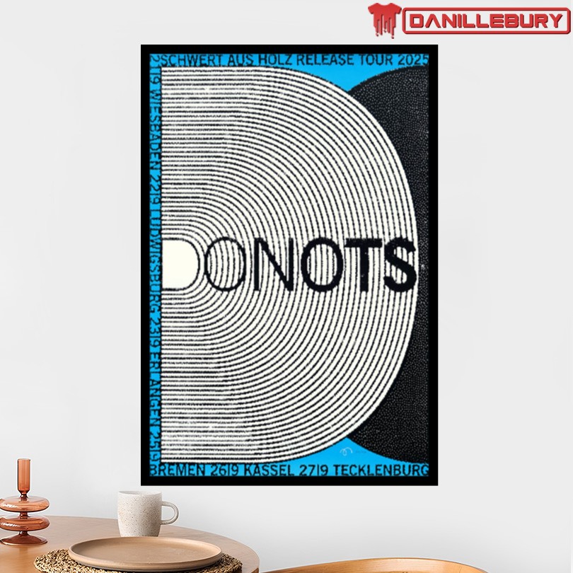 Donots Schwert AUS Holz Release Tour 2025 Poster - Image 2