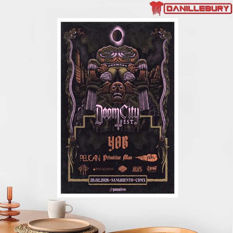 Doom City Fest Live At Sangriento Feb 28 2026 Poster - Image 2
