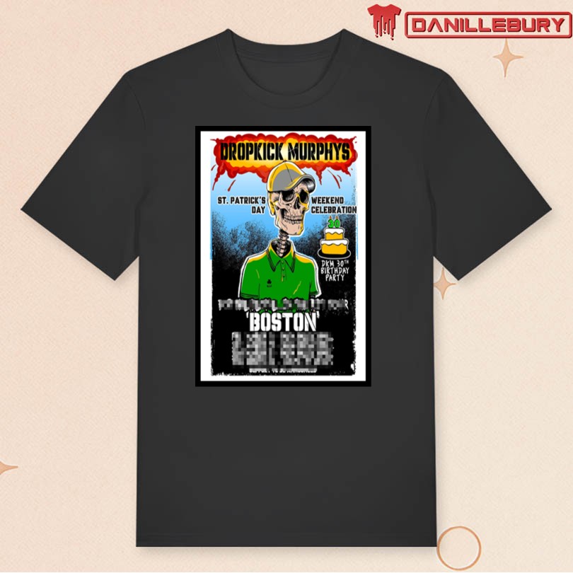 Dropkick Murphys St. Patrick’s Day Boston 2025 Poster - Image 3