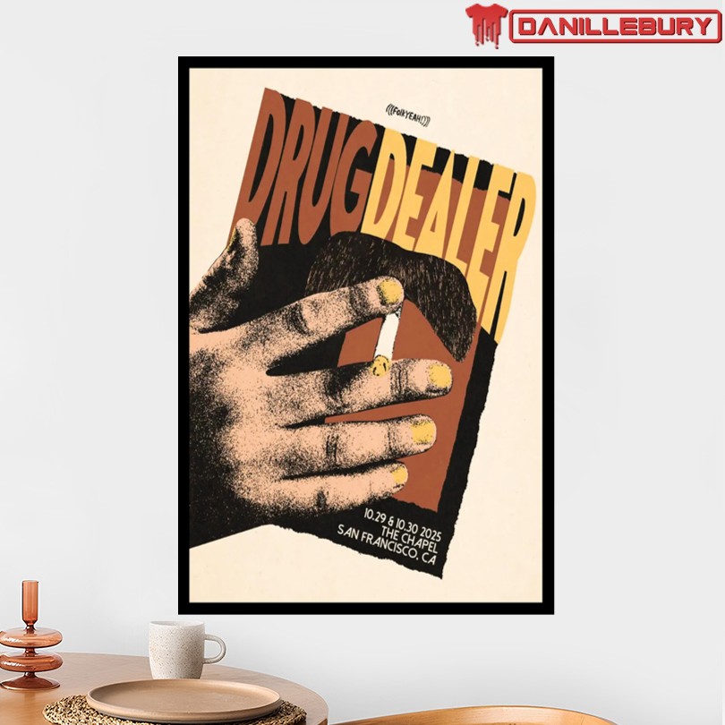 Drugdealer Oct 29 30 2025 The Chapel San Francisco Tour Poster - Image 2