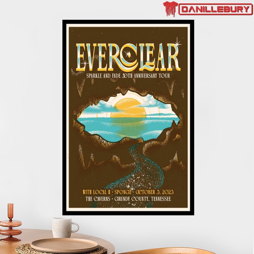 Everclear Oct 3 2025 The Caverns TN Poster - Image 2