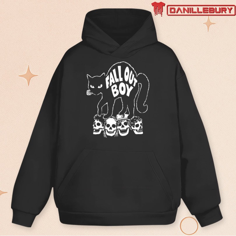 Fall Out Boy Black Cat Shirt - Image 2