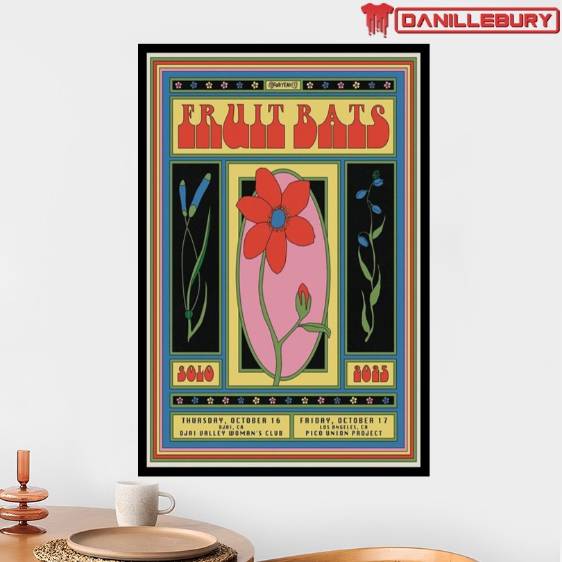 Fruit Bats Oct 16 2025 Ojai Women’s Club Poster - Image 2