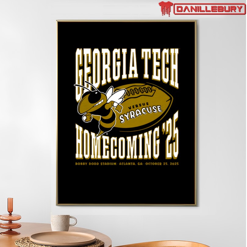 Georgia Tech Yellow Jackets 2025 Homecoming T-Shirt - Image 4