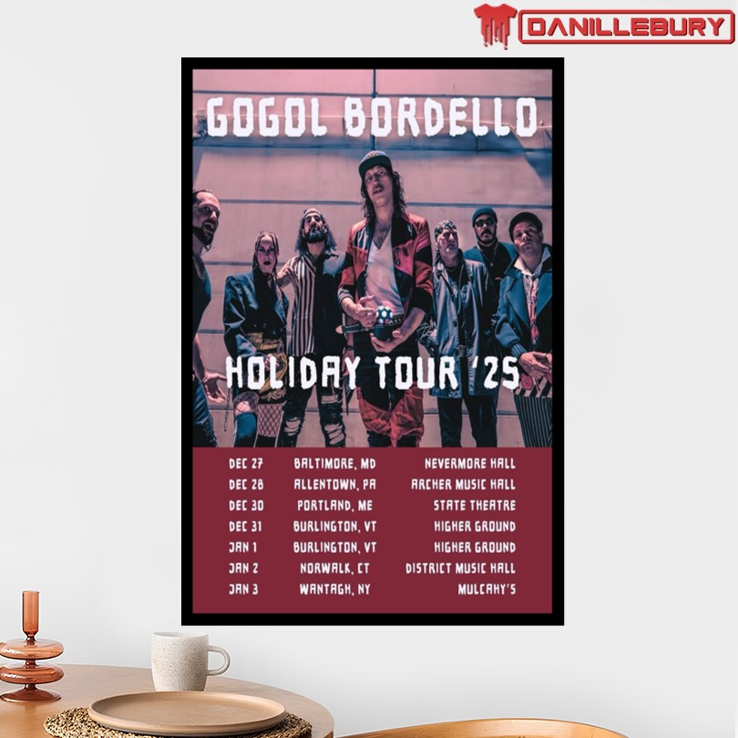 Gogol Bordello 2025 Holiday Tour Poster - Image 2