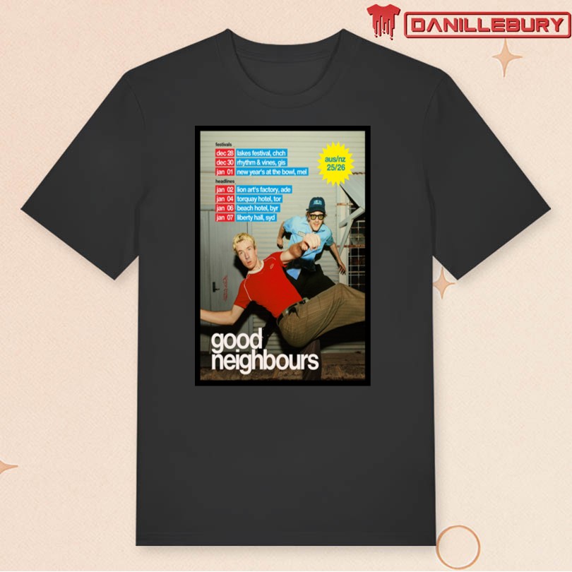 Good Neighbours AUS & NZ 2025-2026 Tour Poster - Image 3