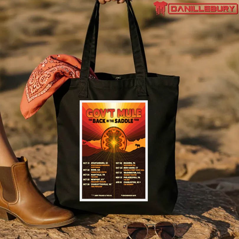 Gov't Mule Back In The Saddle 2025 Tour Poster - Image 4