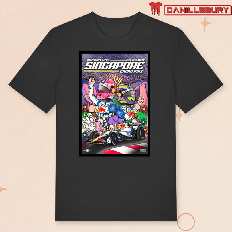 Grand Prix Singapore F1 Oct 3-5 2025 Poster - Image 3