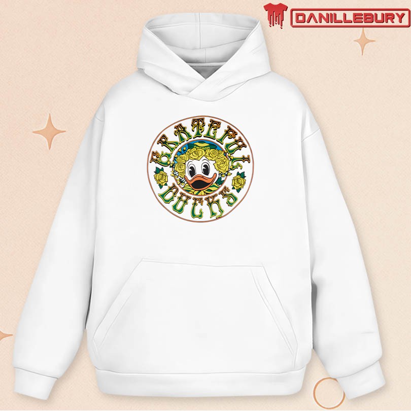 Grateful Dead Duck & Roses T-Shirt - Image 2