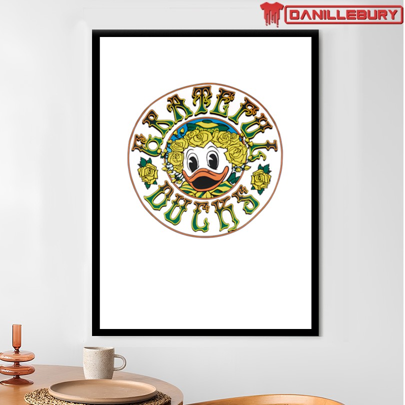 Grateful Dead Duck & Roses T-Shirt - Image 4