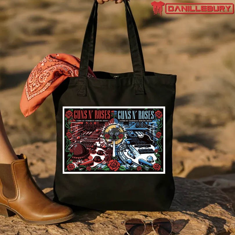 Guns N Roses Argentina Oct 17 18 25 Estadio Huracan Poster - Image 4