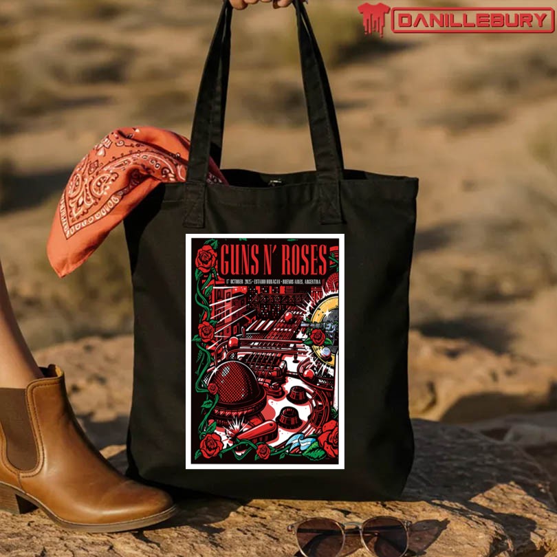 Guns N Roses Buenos Aires 10 17 25 Show Poster - Image 4