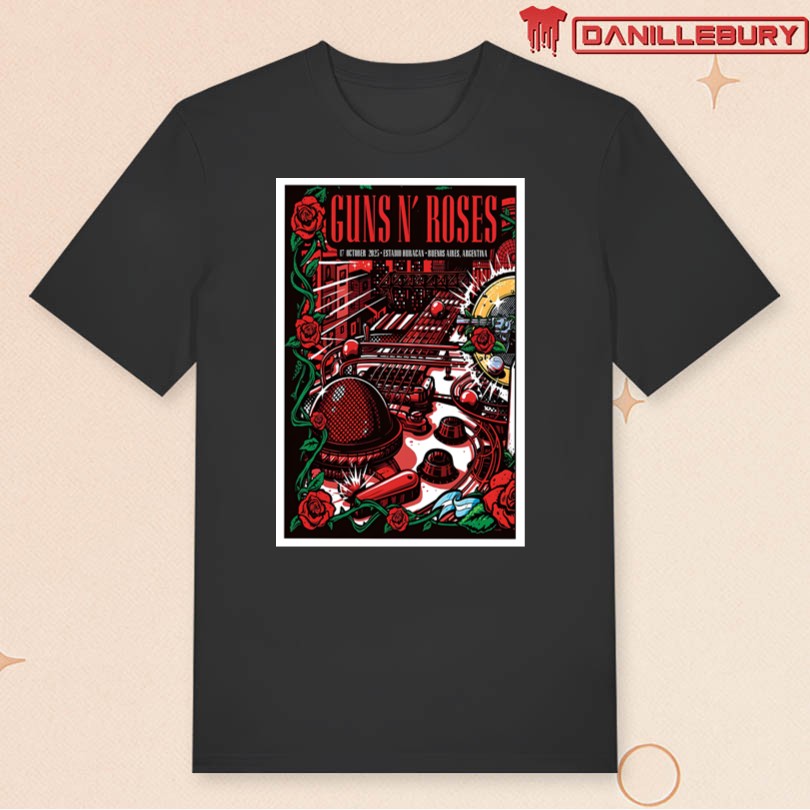 Guns N Roses Estadio Tomas Adolfo Duco Oct 17 2025 Poster - Image 3