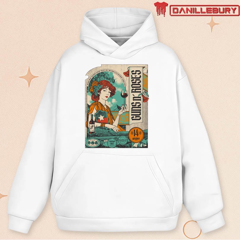 Guns N Roses Oct 14 2025 Santiago Chile Event Tee - Image 2