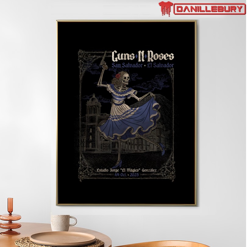 Guns N' Roses Oct 4 2025 San Salvador, SV Shirt - Image 4