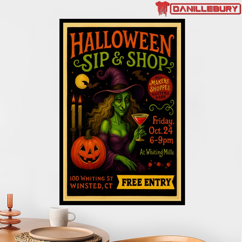 Halloween Sip & Shop Whiting Mills October 24 2025 Event Poster - Image 2