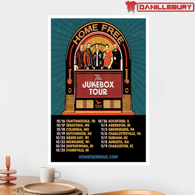 Home Free October & November 2025 Tour Poster Poster - Image 2