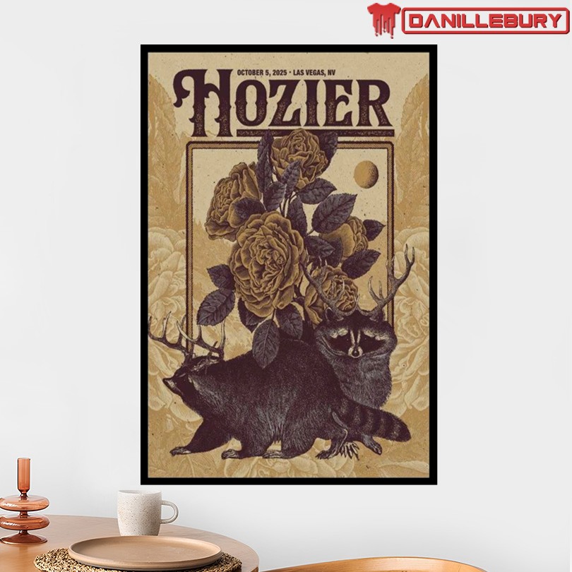 Hozier T-Mobile Arena Oct 5 2025 Poster - Image 2