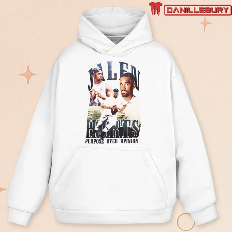 Jalen Hurts Purpose Over Opinion T-Shirt - Image 2
