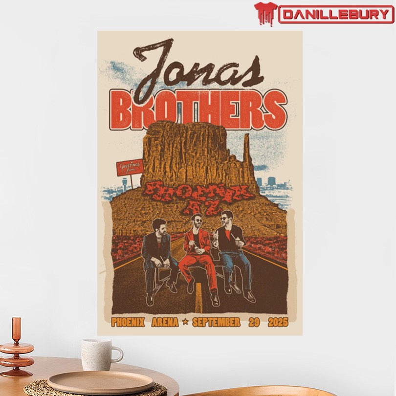 Jonas Brothers Phoenix September 29 2025 Poster - Image 2