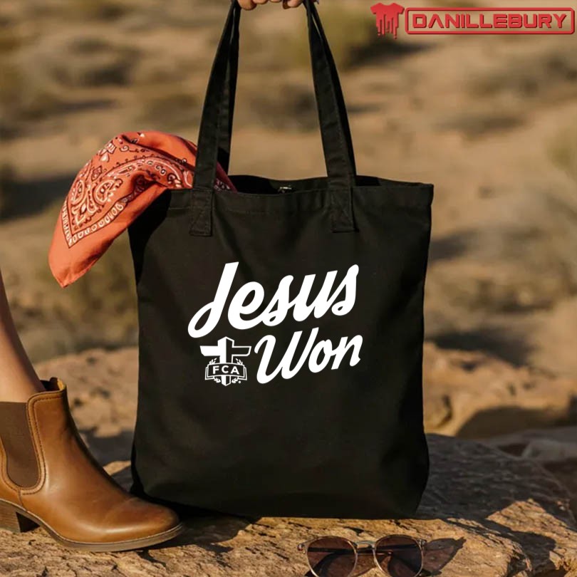 Jordyn Tyson FCA Jesus Won Shirt - Image 3