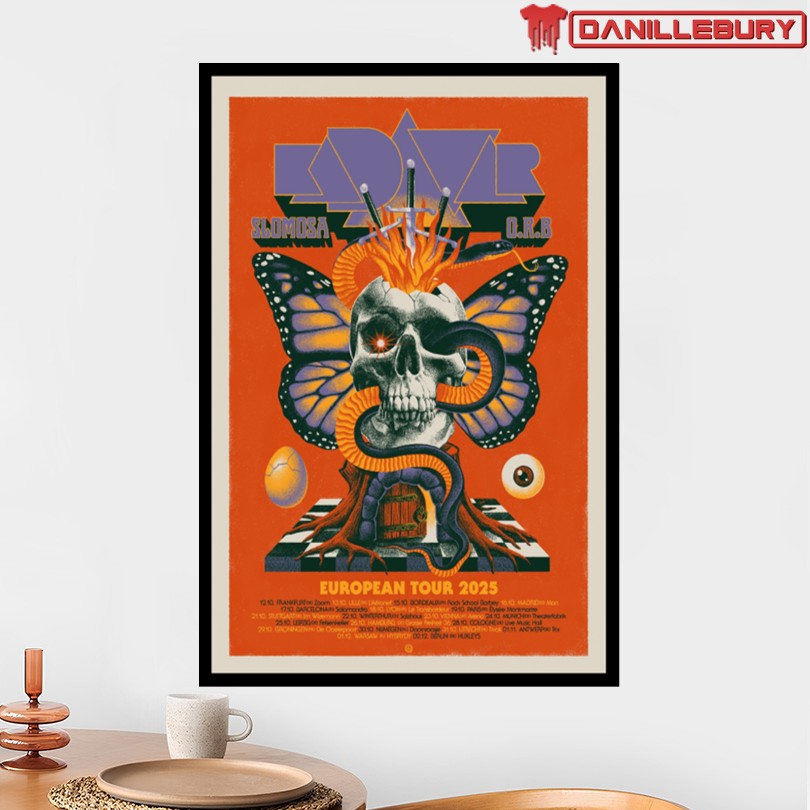 Kadavar European Dates 2025 Poster - Image 2