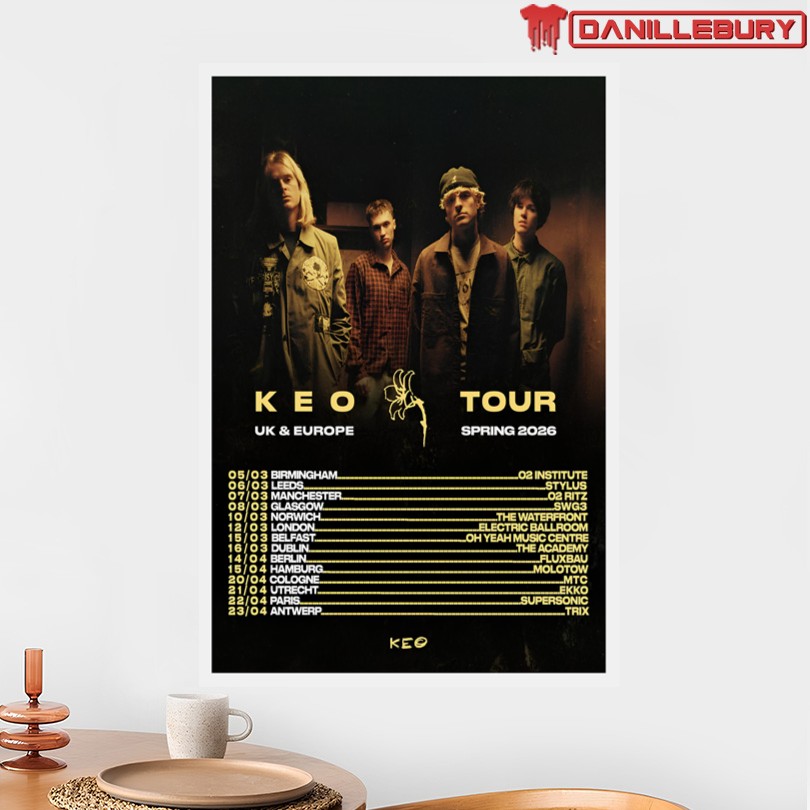 Keo Band UK And Europe Spring 2026 Event Poster - Image 2