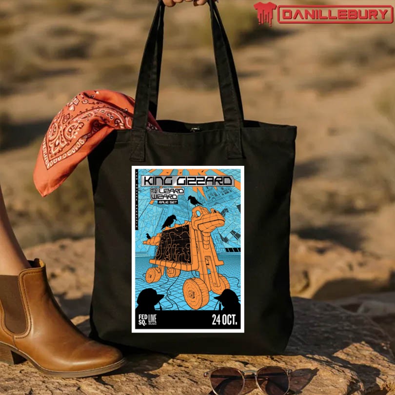 King Gizzard & The Lizard Wizard Fed Square Melbourne AUS Oct 24 2025 Poster - Image 4