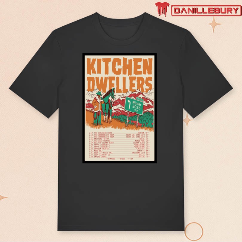 Kitchen Dwellers February 2026 Winter Tour Poster - Image 3