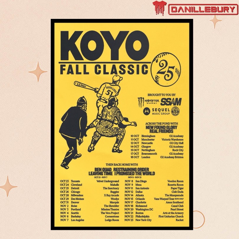 Koyo Fall Classic 2025 Tour Poster