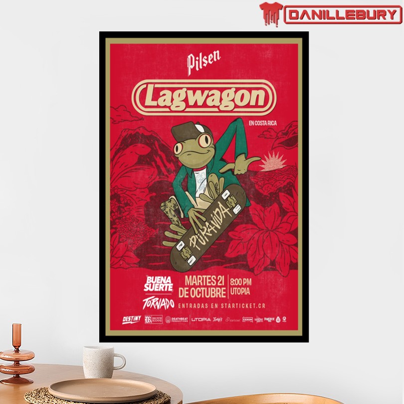Lagwagon Mercado La California October 21 2025 Event Poster - Image 2