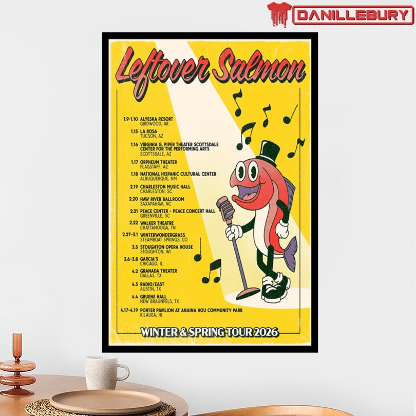 Leftover Salmon Winter Spring 2026 Poster - Image 2