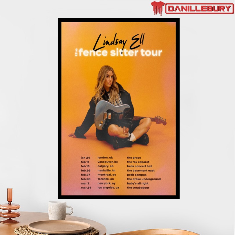 Lindsay Ell 2026 The Fence Sitter Tour Poster - Image 2