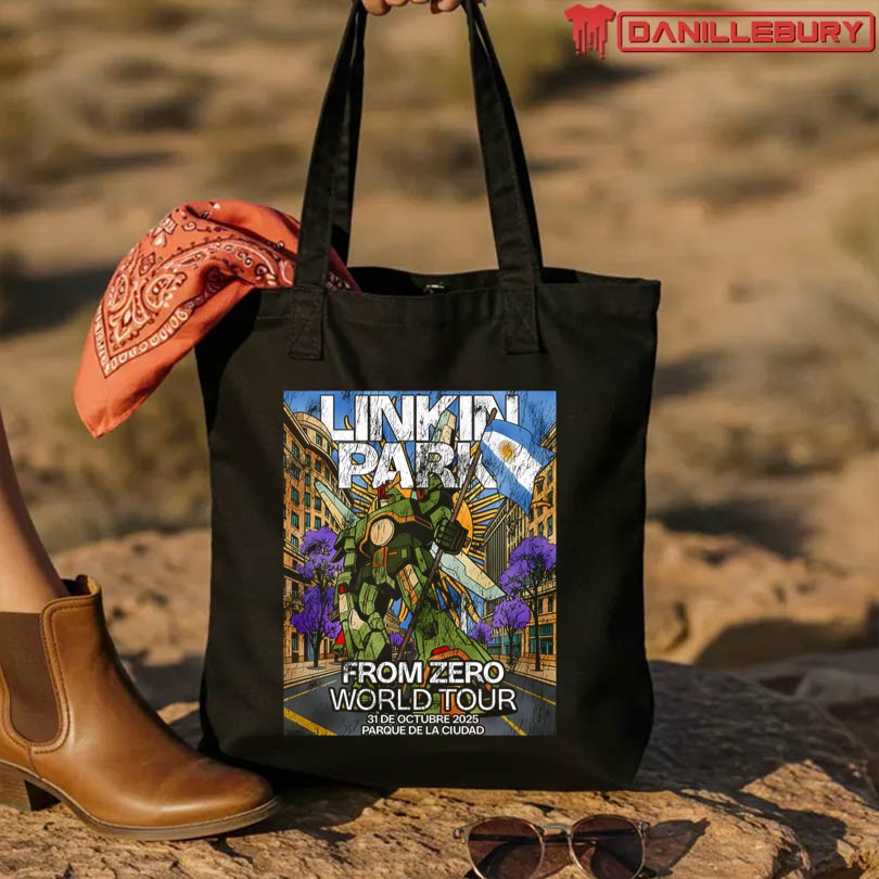 Linkin Park Oct 31 2025 Buenos Aires Concert Shirt - Image 3