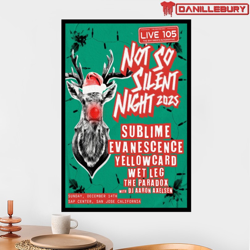 LIVE 105 December 14 2025 San Jose CA Concert Poster - Image 2