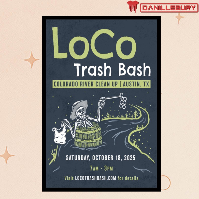 LoCo Trash Bash Austin TX 2025 Poster