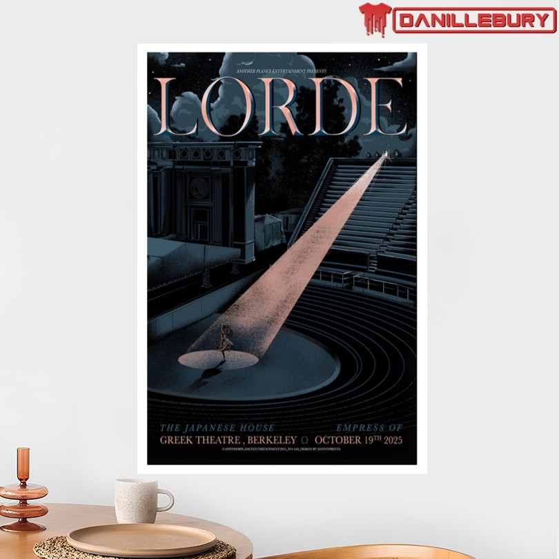 Lorde The Greek Theatre October 19 2025 Berkeley Poster - Image 2