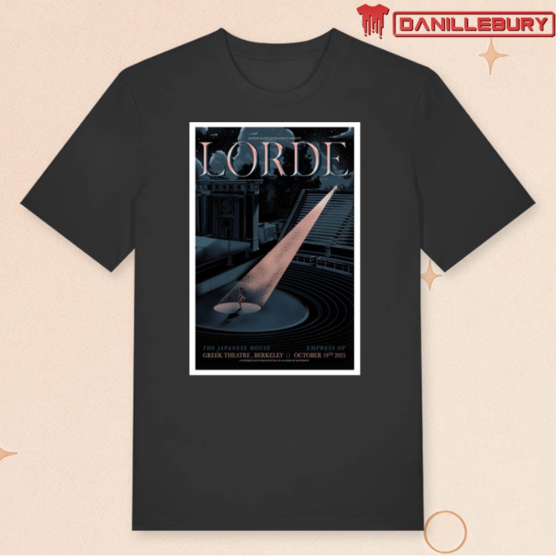 Lorde The Greek Theatre October 19 2025 Berkeley Poster - Image 3
