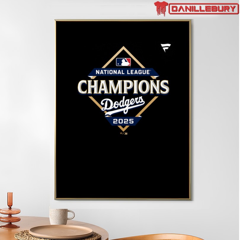 Los Angeles Dodgers National League Champions 2025 T-Shirt - Image 4