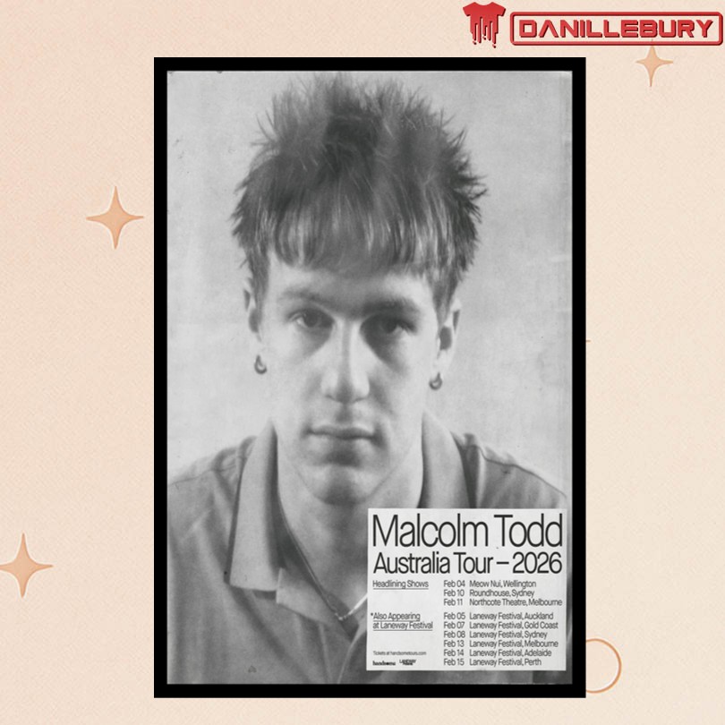 Malcolm Todd Down Under Tour 2026 Poster