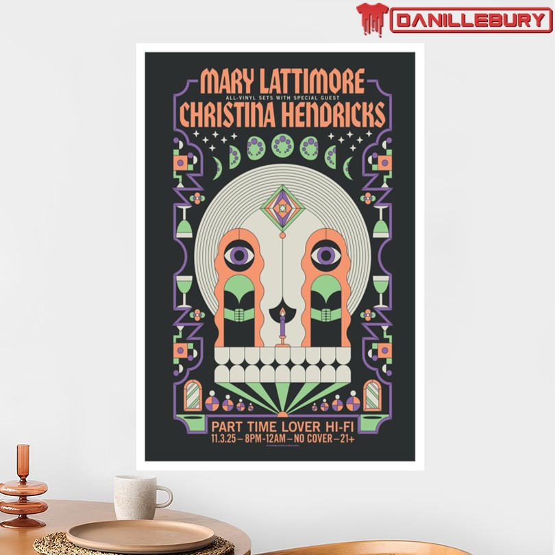 Mary Lattimore Nov 3 2025 Part Time Lover HI-FI San Diego CA Poster - Image 2