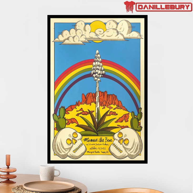 Minus The Bear Marquee Theatre October 14th 2025 Poster - Image 2