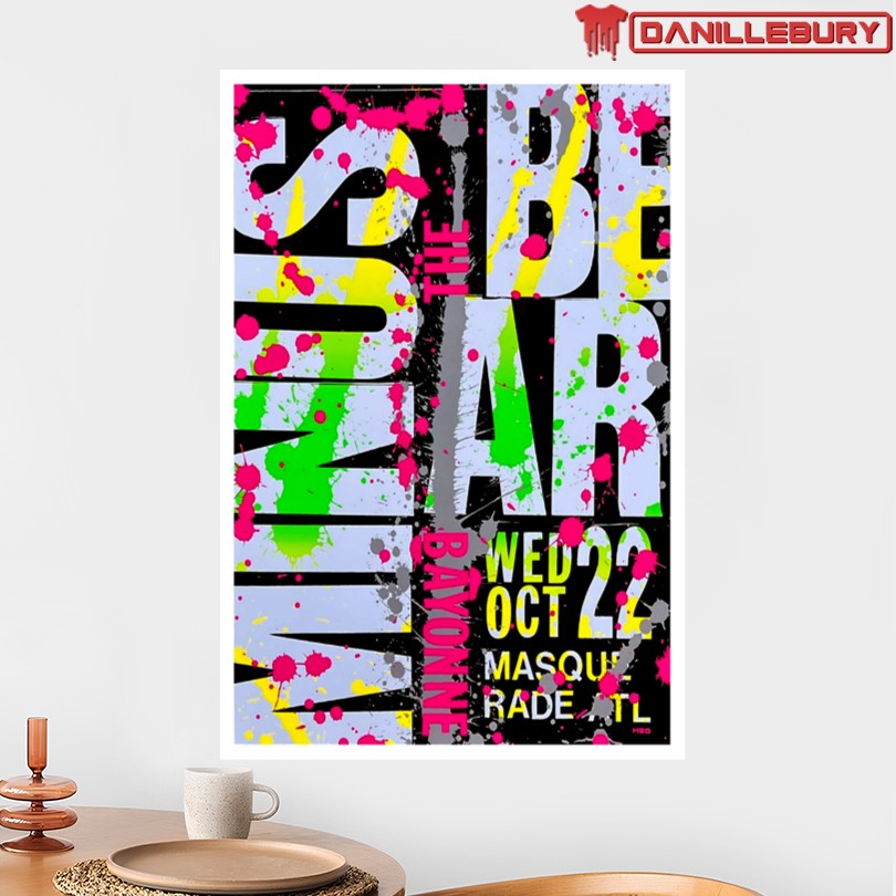 Minus The Bear Oct 22 2025 The Masquerade Atlanta GA Poster - Image 2