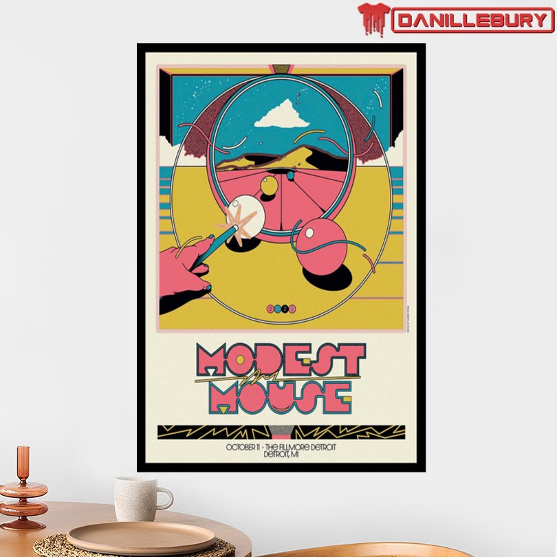 Modest Mouse Oct 11 2025 The Fillmore Detroit Poster - Image 2